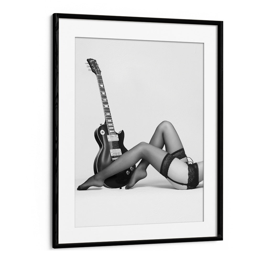 Elegant fine art photography print, "NOIR THE FUTURE," featuring fashion and artistry by David Drake.