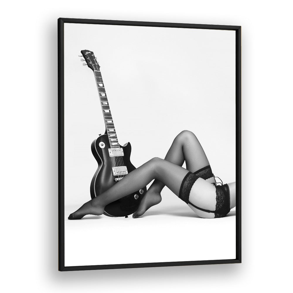 Elegant black-and-white fashion photography print from the NOIR THE FUTURE collection by David Drake, showcasing artistry.