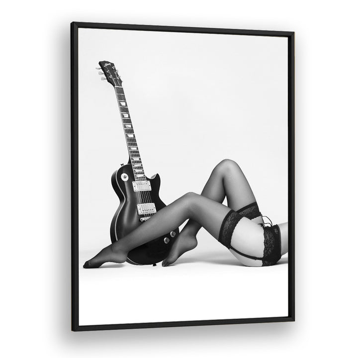 Elegant black-and-white fashion photography print from the NOIR THE FUTURE collection by David Drake, showcasing artistry.