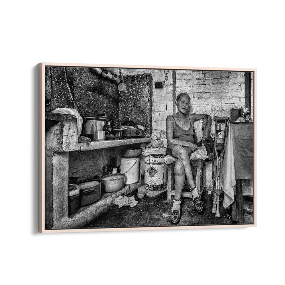 Discover urban life with MARIA, PHOTOGRAPHY PRINTS featuring a captivating street scene in black and white.