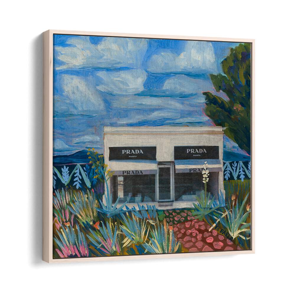 Stylish PRADA GARDEN, FASHION POSTERS artwork by Eleanor Baker, blending elegance and art for your decor.