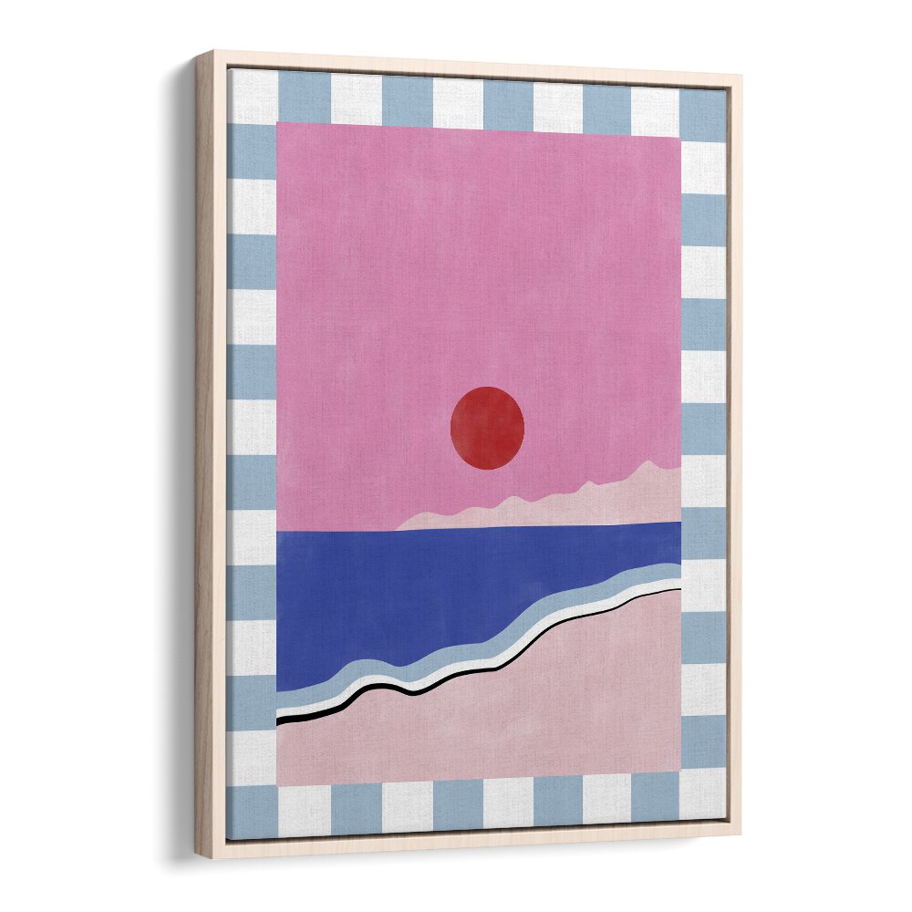 Vibrant PINK SKY landscape paintings by Elena Ristova enhance your decor with stunning natural beauty.