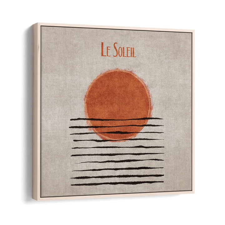 Elevate your decor with LE SOLEIL, BOHO ART PAINTINGS featuring a stunning sun design by Emel Tunaboylu.