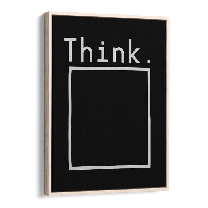 Transform your space with OUTSIDE THE BOX, QUOTES typography poster, inspiring creativity and innovation.