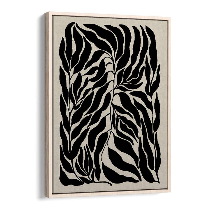 Stunning BLACK LEAVES, FLORAL FLOWER PAINTINGS showcasing elegant botanical art by Elena Ristova. Perfect for decor.