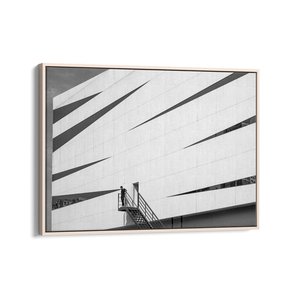 Modern architectural scene featuring UNTITLED IX, PHOTOGRAPHY PRINTS, showcasing urban life and artistry.