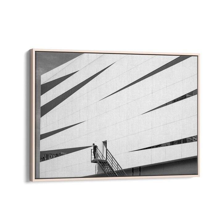 Modern architectural scene featuring UNTITLED IX, PHOTOGRAPHY PRINTS, showcasing urban life and artistry.