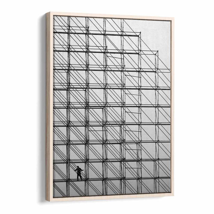 Stylish CUBE, PHOTOGRAPHY PRINTS showcasing a striking black and white architectural design, perfect for art lovers.