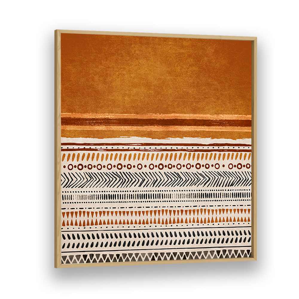 KILIM TURUNCU II, BOHO ART PAINTINGS showcase vibrant colors and intricate patterns, enhancing any space beautifully.