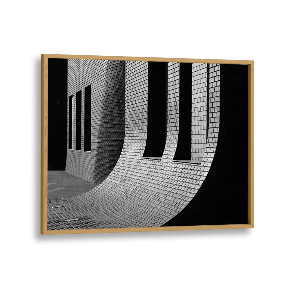Artistic black and white architecture in UNTITLED VI, PHOTOGRAPHY PRINTS captures urban vibrancy beautifully.