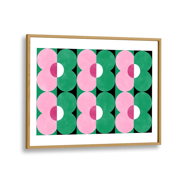 Transform your space with vibrant GREEN & pink floral art by Elena Ristova, showcasing nature's beauty.