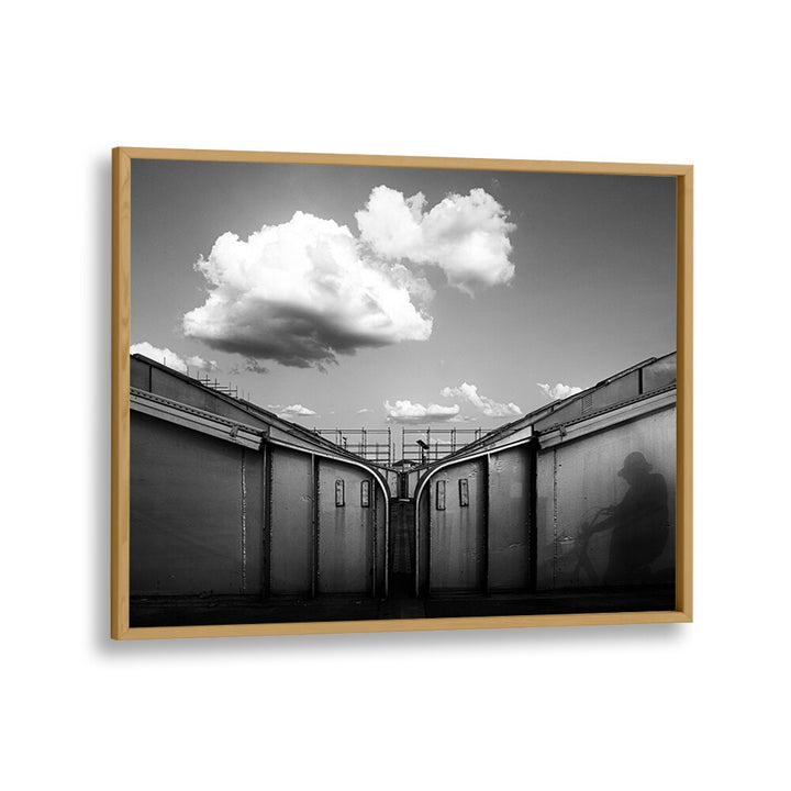 Captivating ON THE BRIDGE, PHOTOGRAPHY PRINTS showcasing urban life with striking contrasts and rich textures.