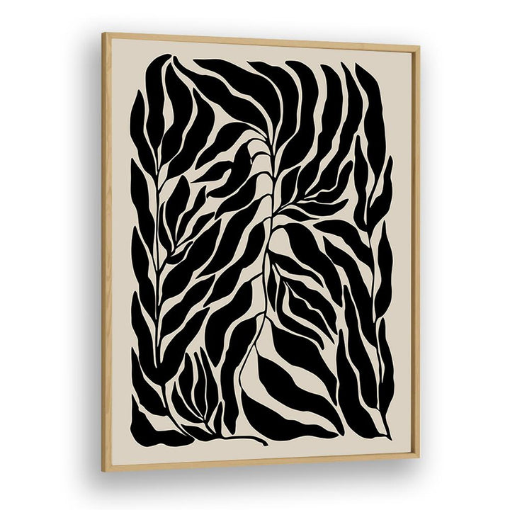 Elegant BLACK LEAVES, FLORAL FLOWER PAINTINGS by Elena Ristova showcase intricate botanical artistry and natural beauty.