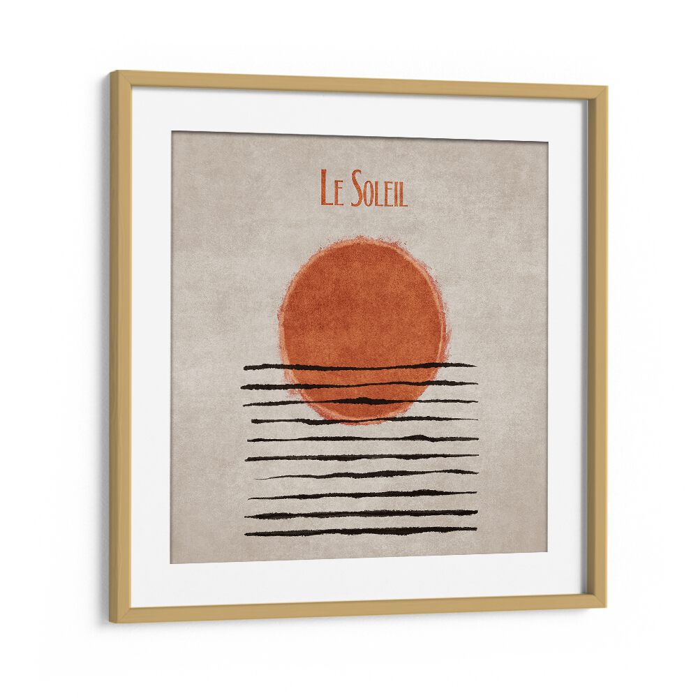 "LE SOLEIL, BOHO ART PAINTINGS by Emel Tunaboylu features a vibrant sun design perfect for elevating your space."