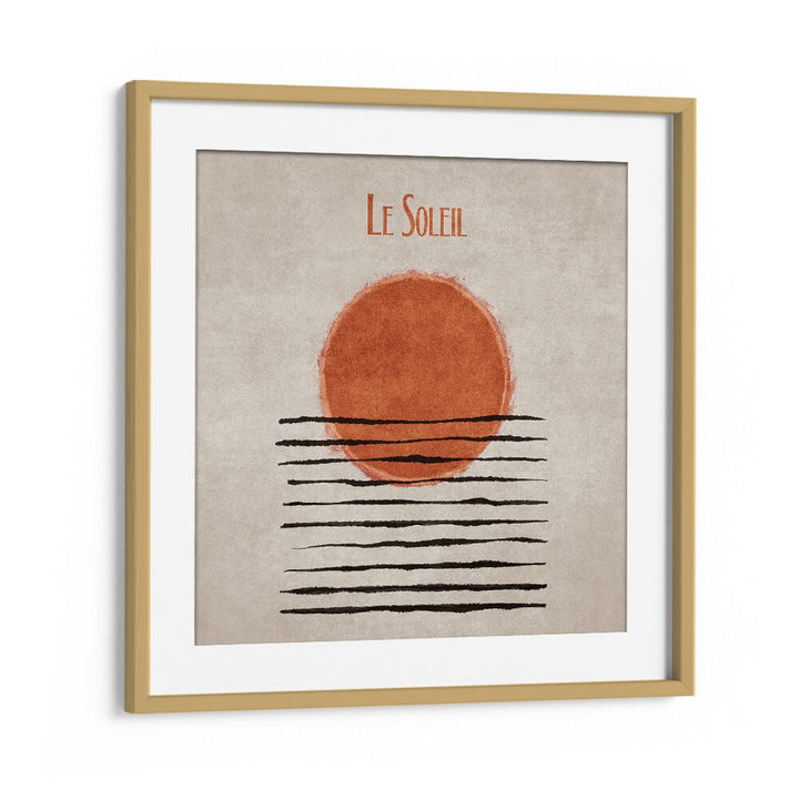 "LE SOLEIL, BOHO ART PAINTINGS by Emel Tunaboylu features a vibrant sun design perfect for elevating your space."