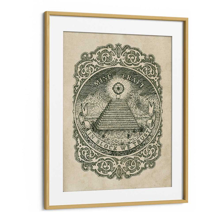 Stylish "IN BLOCK WE TRUST, GAMING POSTERS" by Florent Bodart, perfect for transforming your gaming space.