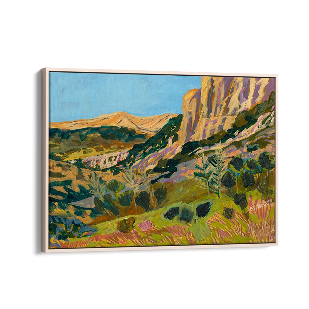 Elevate your space with BASE PRINT, LANDSCAPE PAINTINGS showcasing a serene natural landscape in vibrant hues.