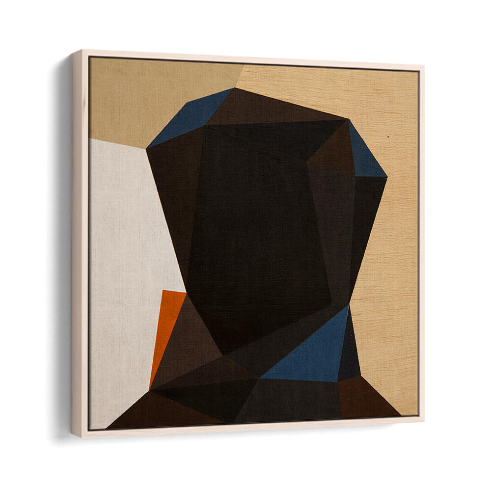 BLACK HEAD I , GEOMETRIC ART PRINTS