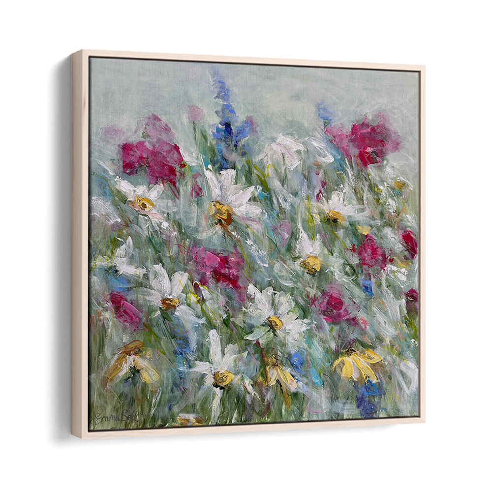 Transform your space with DAISY IN PINK WHITE, FLORAL FLOWER PAINTINGS showcasing vibrant abstract floral art.