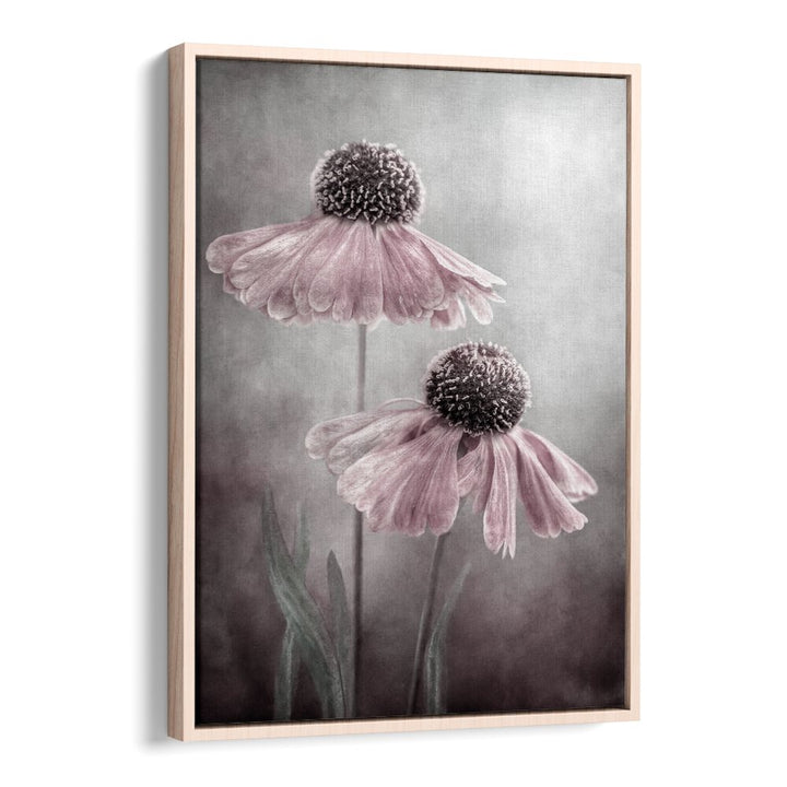 Elegant DUET, FLORAL FLOWER PAINTINGS showcasing delicate blooms, perfect for enhancing your home decor style.