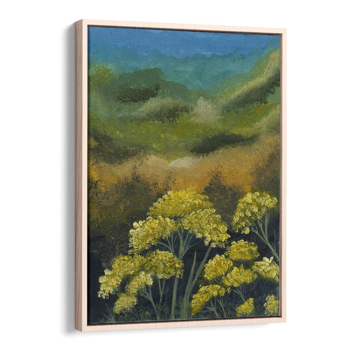 Vibrant FRENCH YELLOW FLOWERS in a stunning floral painting, perfect for adding charm to any space.