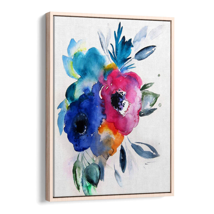 FLORAL NO IX , FLORAL FLOWER PAINTINGS