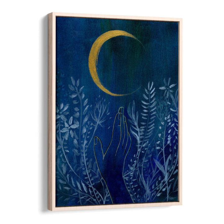 FLOWER MOON , FLORAL FLOWER PAINTINGS