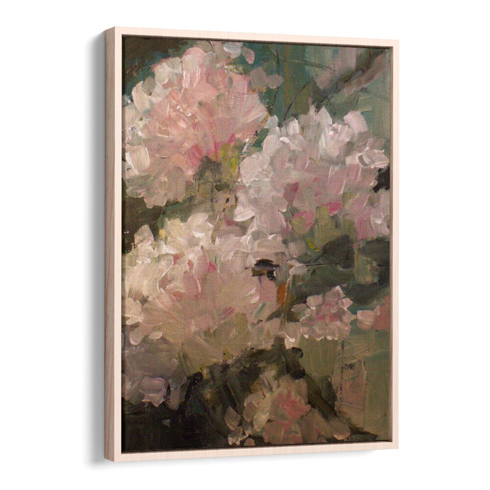 Stunning HORTENSIA ROSA, FLORAL FLOWER PAINTINGS, featuring ethereal blooms, perfect for enhancing home decor.