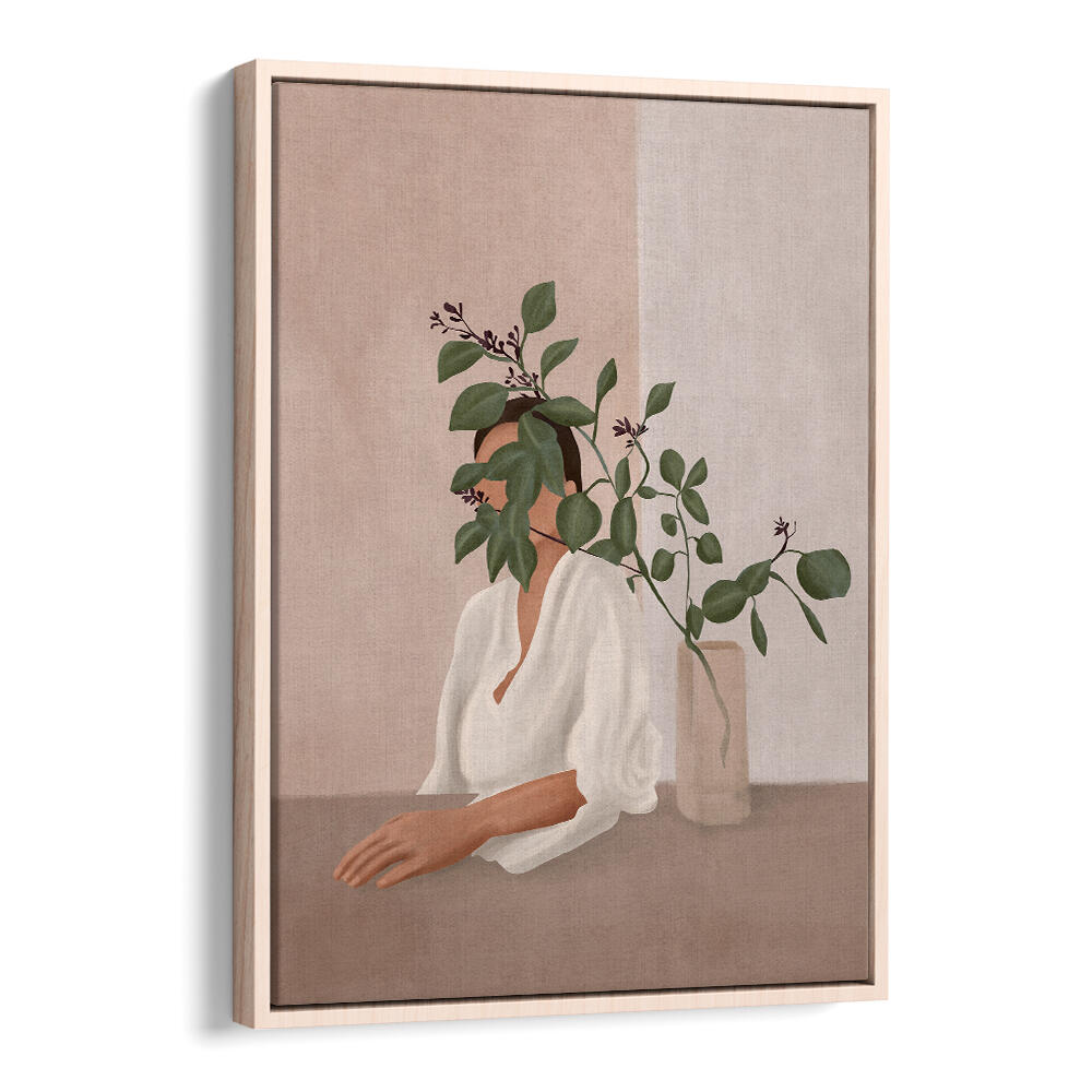 HIDDEN IN FOLIAGE , BOHO ART PAINTINGS