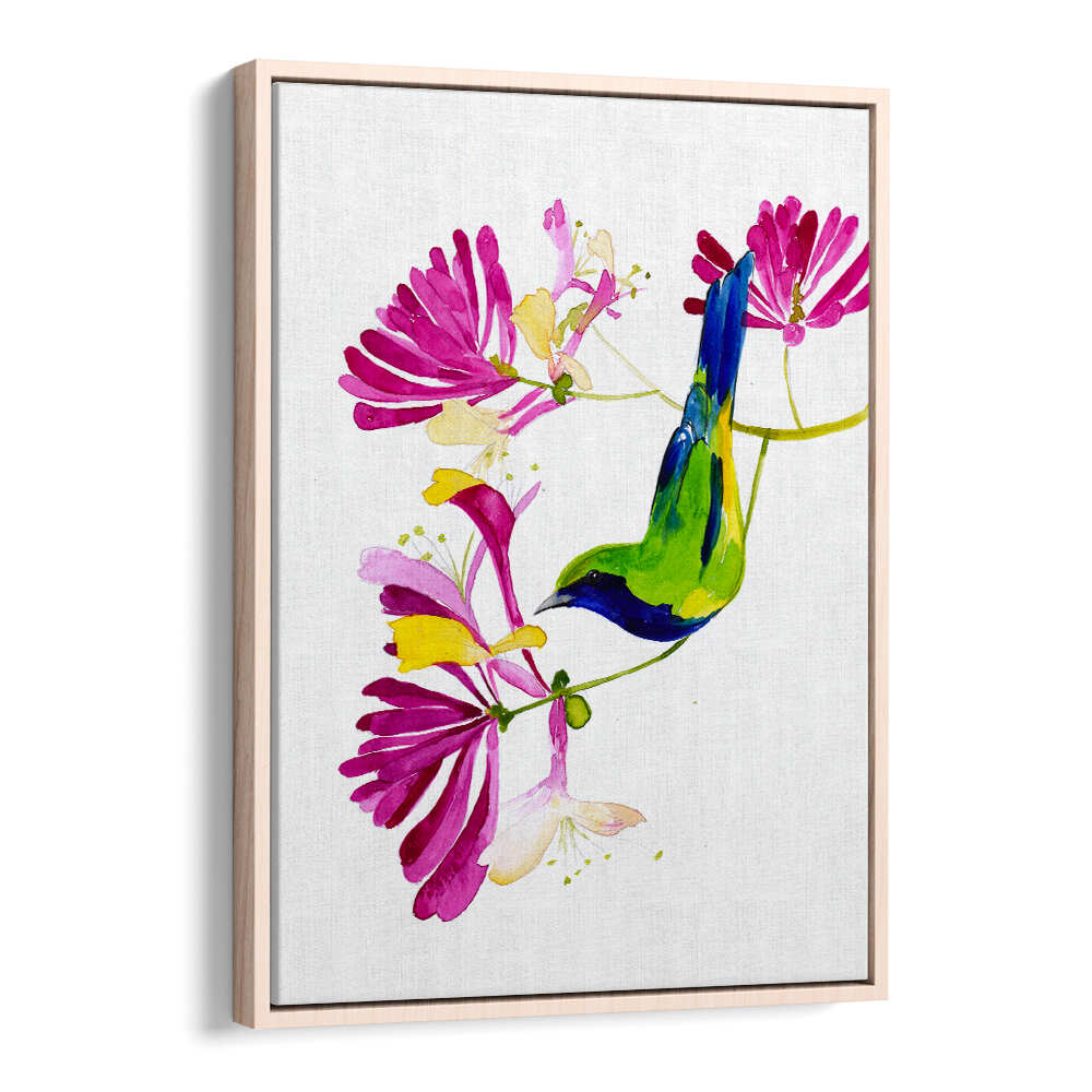 HONEYSUCKLE SEASON SMALL , FLORAL FLOWER PAINTINGS