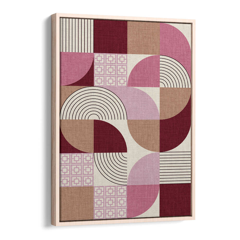 PALM SPRINGS DESERT SHAPES MAUVE , GEOMETRIC ART PRINTS