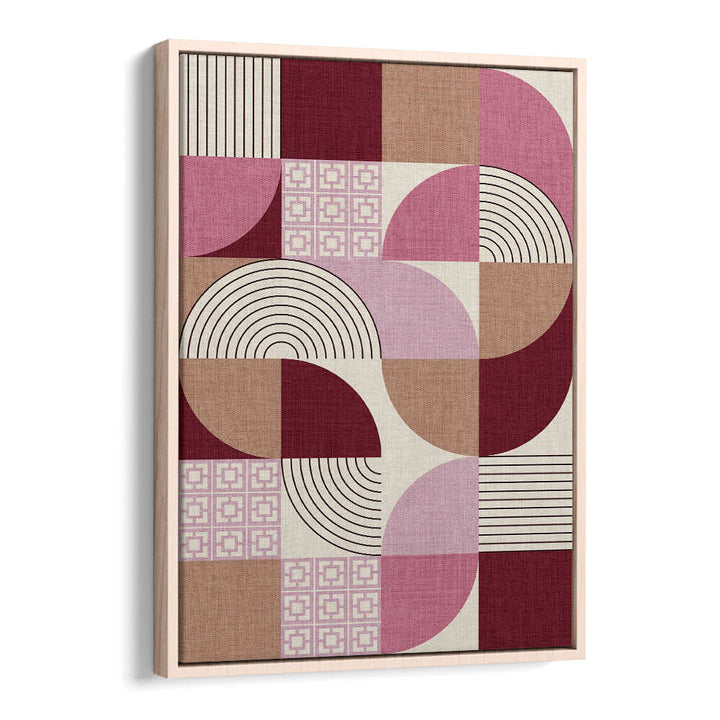 PALM SPRINGS DESERT SHAPES MAUVE , GEOMETRIC ART PRINTS