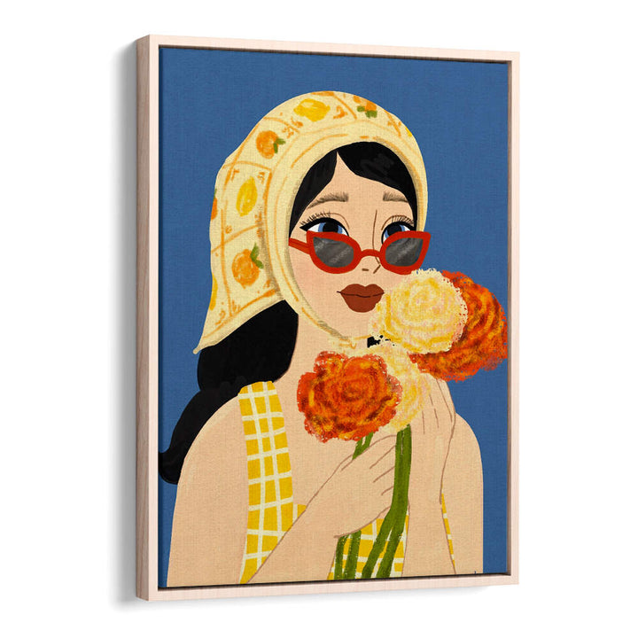 SUMMER GIRL , PORTRAITS & FIGURATIVE ILLUSTRATIONS