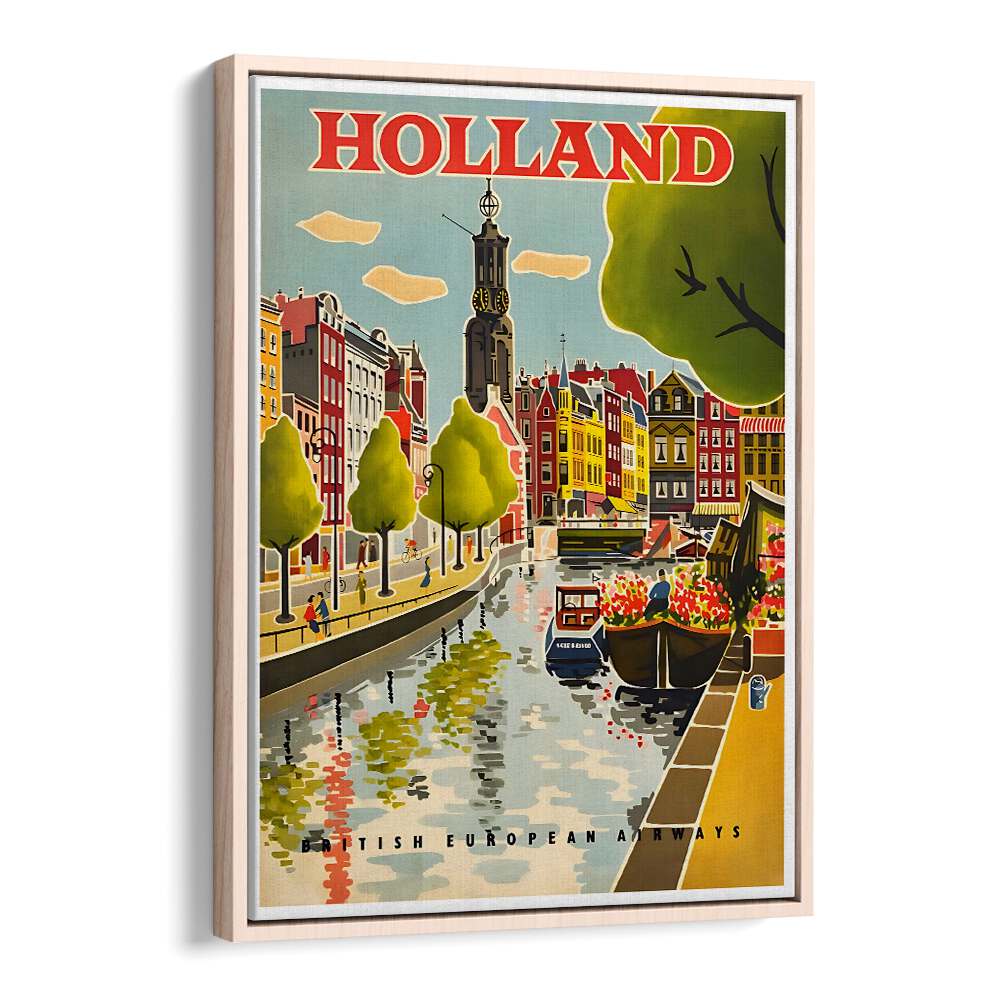 Explore Holland's beauty with HOLLAND I, VINTAGE TRAVEL POSTERS, showcasing iconic landscapes and vibrant culture.