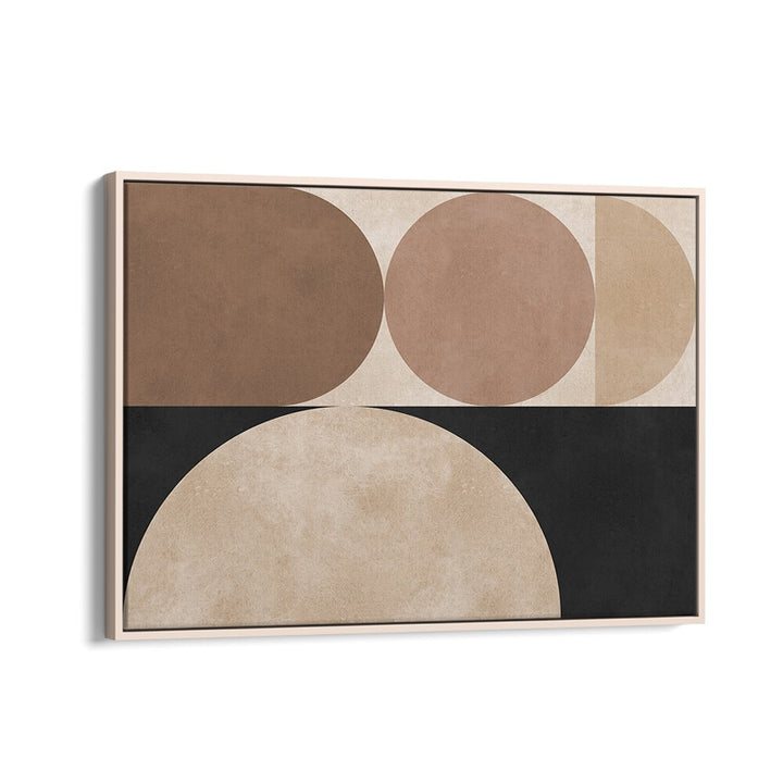 Elegant BROWN 5, GEOMETRIC ART PRINTS featuring modern shapes in earthy tones, perfect for stylish decor.