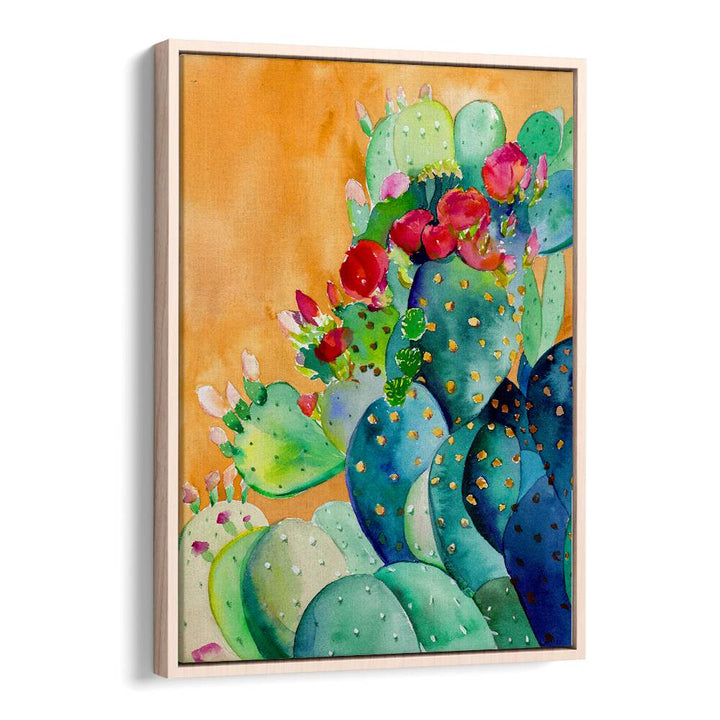 CACTUS GARDEN , FLORAL FLOWER PAINTINGS