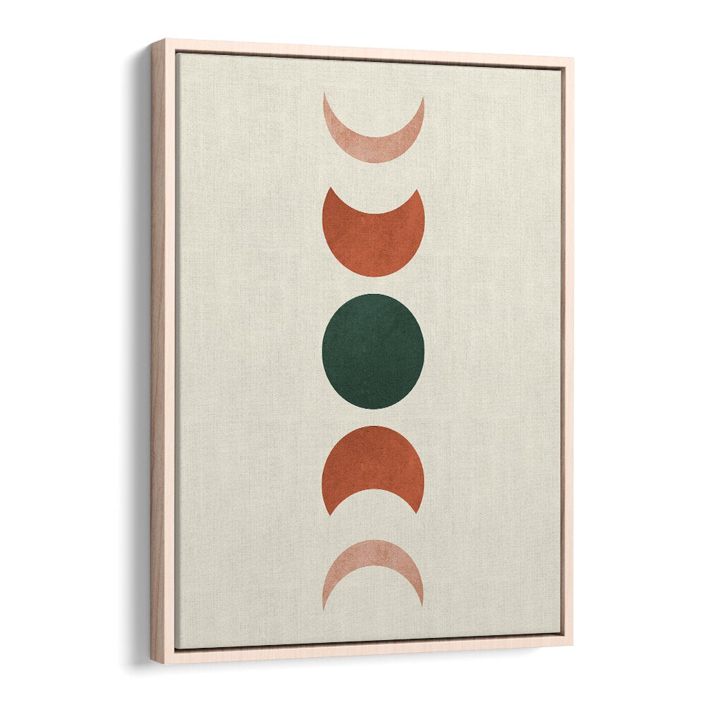 Stylish MOON PHASES III, BOHO ART PAINTINGS in earthy tones, perfect for enhancing your home's aesthetic.