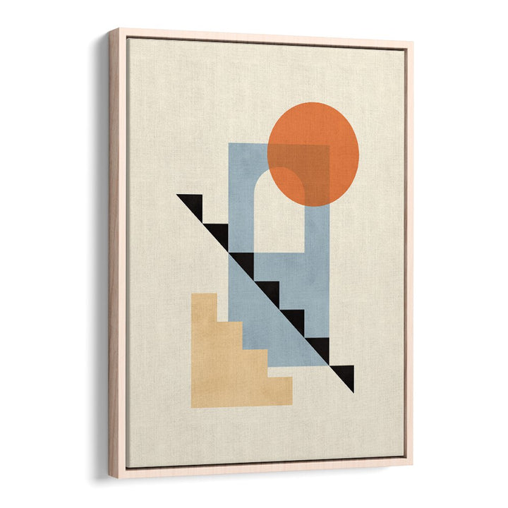 Modern geometric shapes in COMPOSITION III, BOHO ART PAINTINGS enhance any home or office decor beautifully.