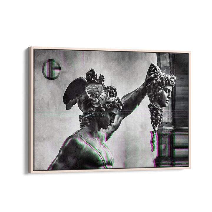 Striking PERSEUS HEAD OF MEDUSA, ALTERED ART PRINTS by Underdott, perfect for enhancing your decor with mythological art.