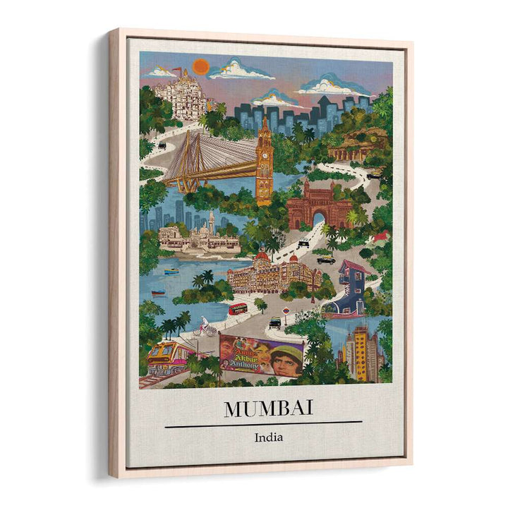 Vibrant Mumbai Travel Posters by Saumya Agarwal, showcasing the city's dynamic spirit and landmarks.