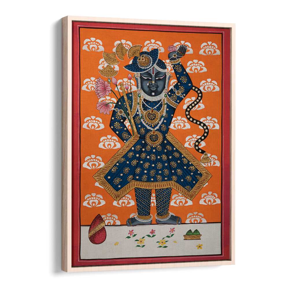Exquisite SHRINATH JI, INDIAN ART PAINTINGS showcasing traditional Indian artistry for a divine living space.