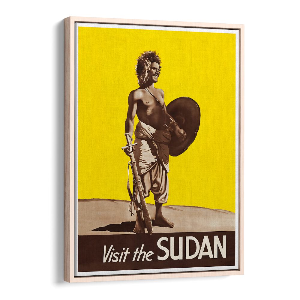 Visit the SUDAN with these captivating VINTAGE TRAVEL POSTERS, perfect for art and travel enthusiasts alike.