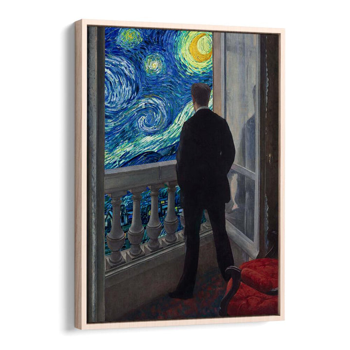 Transform your space with the STARRY NIGHT VIEW, ALTERED ART PRINTS by DIKHOTOMY, showcasing a captivating night sky.