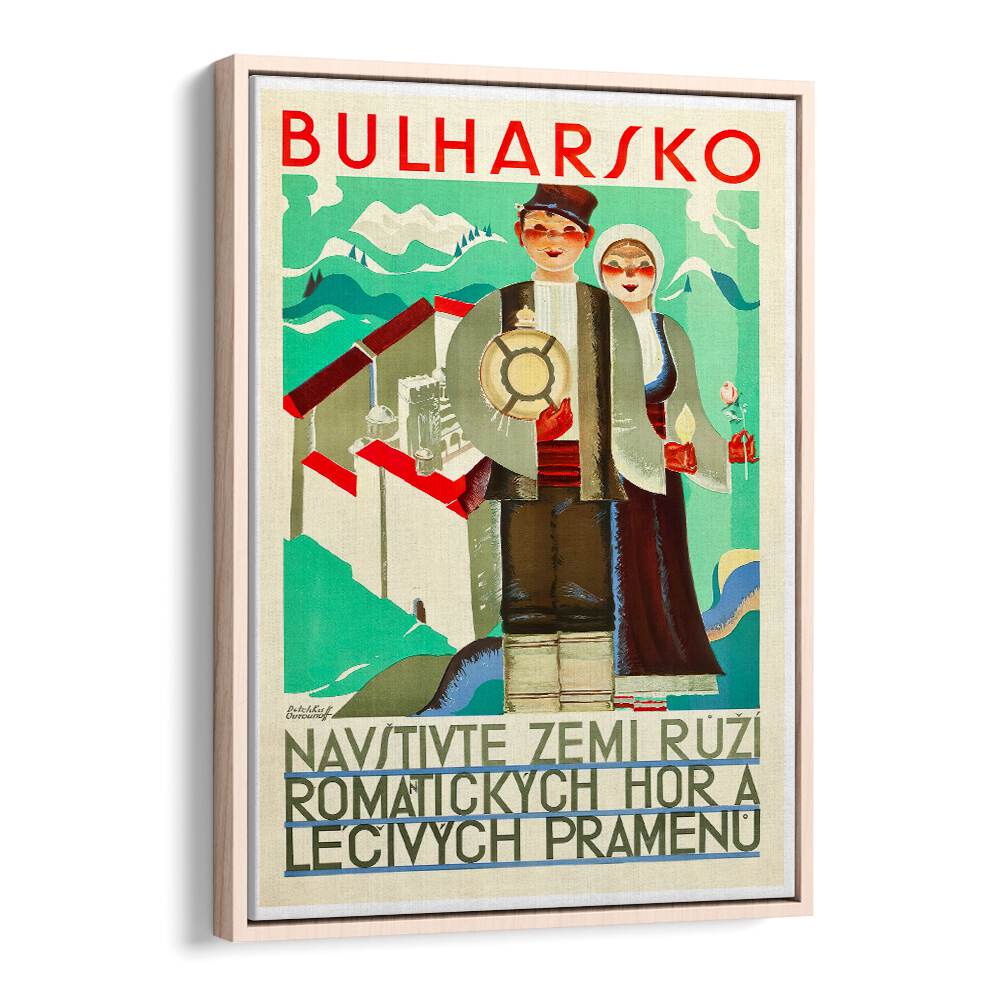 BULHARSKO, VINTAGE TRAVEL POSTERS showcase Bulgaria's charm and nostalgic beauty in stunning art form.