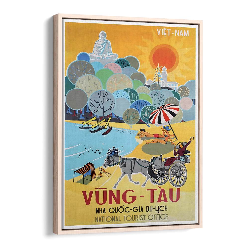VUNG-TAU, VINTAGE TRAVEL POSTERS showcase vibrant art capturing Vietnam's timeless coastal beauty. Perfect for decor!