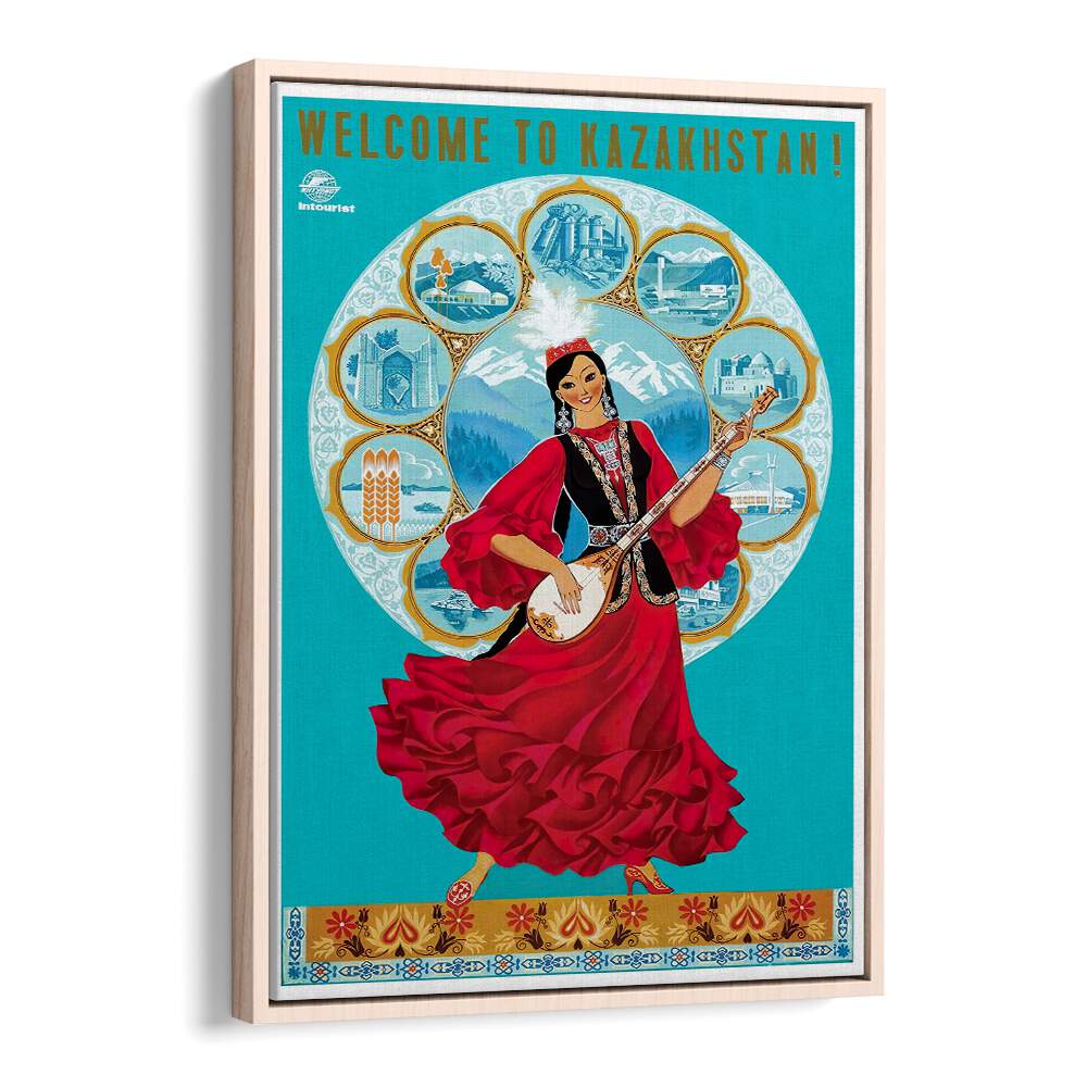 Welcome to Kazakhstan! Explore our KAZAKHSTAN, VINTAGE TRAVEL POSTERS showcasing the country's stunning beauty.
