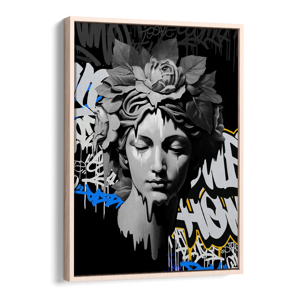 STREET SELENE, ALTERED ART PRINTS showcase urban creativity with a striking floral design, perfect for transforming spaces.