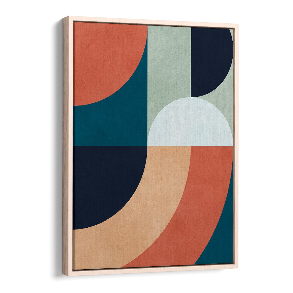 CIRCLES IN HARMONY XIV, GEOMETRIC ART PRINTS, showcases a captivating blend of colors for tranquil decor.