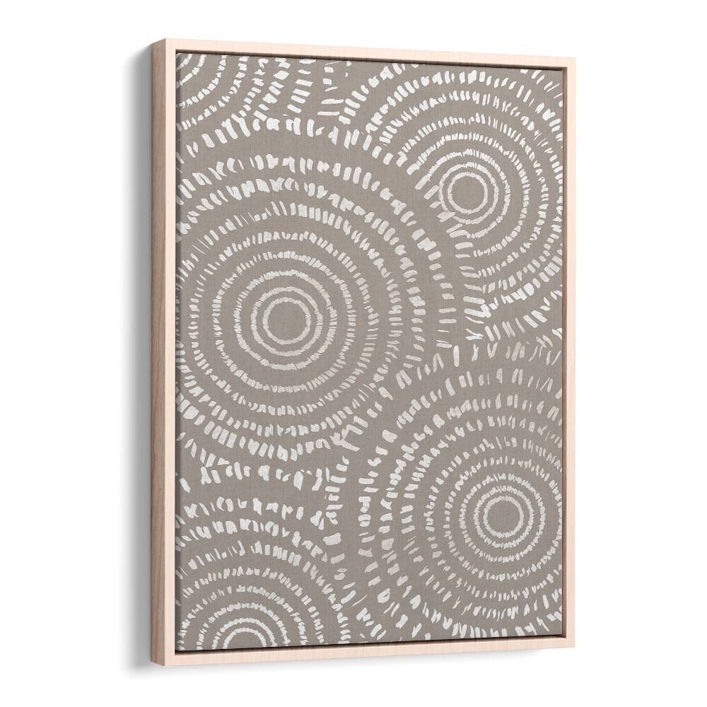 Transform your space with ABSTRACT XX, BOHO ART PAINTINGS featuring stunning circular patterns and a modern frame.