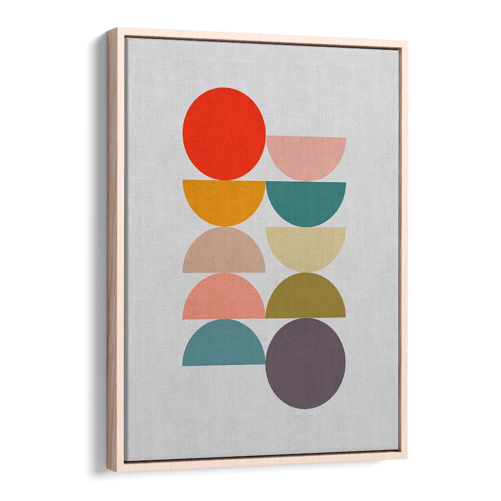 Colorful geometric art print featuring circles, perfect for enhancing harmony in modern decor spaces. HARMONY, GEOMETRIC ART PRINTS.